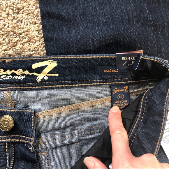 Seven bootcut Jeans size 14 - Picture 2 of 7